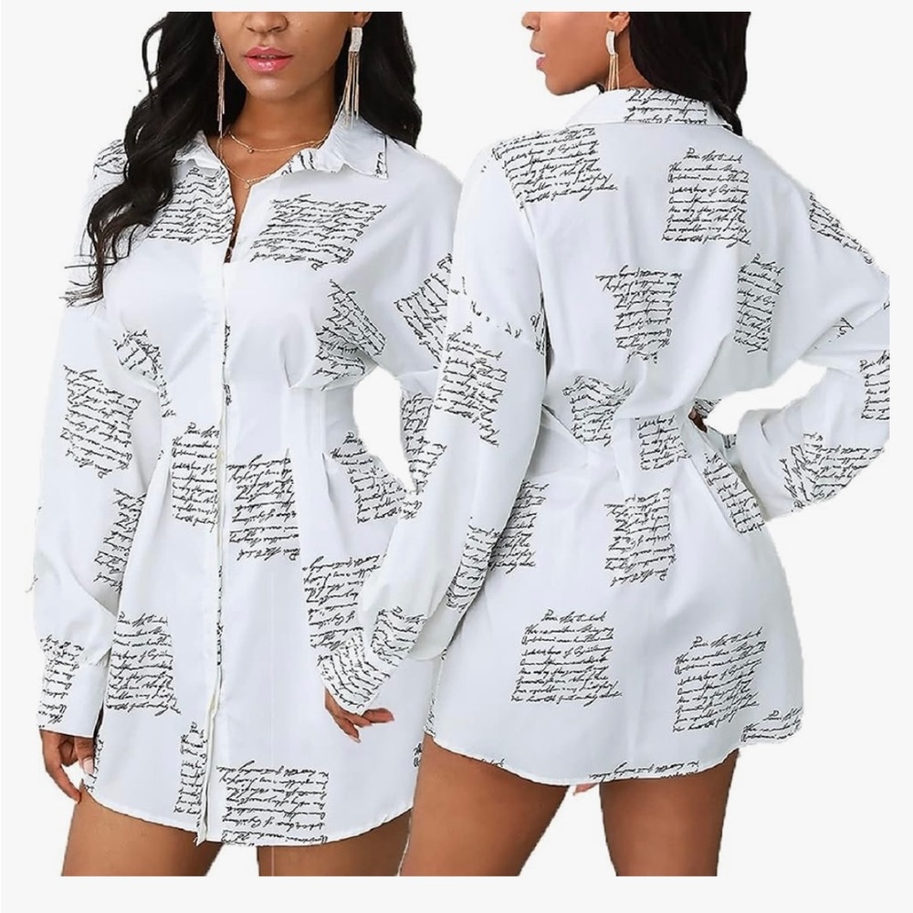 Shirt dress Size Large